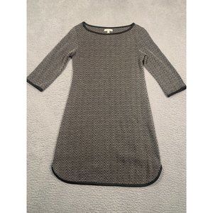 NWT Max‎ Studio Black Sweater Dress Knit Lined 3/4 Sleeves Business Small S